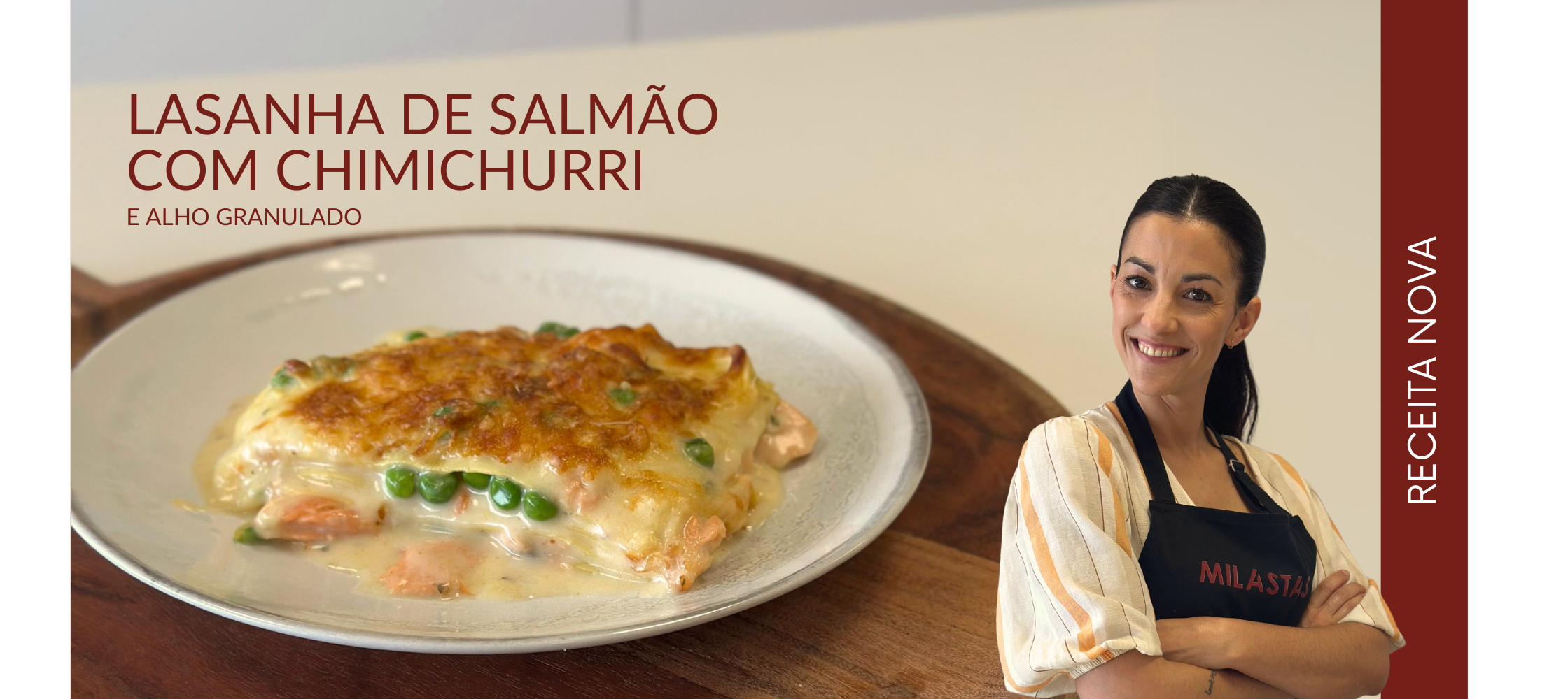 Lasanha de Salmão com Chimichurri