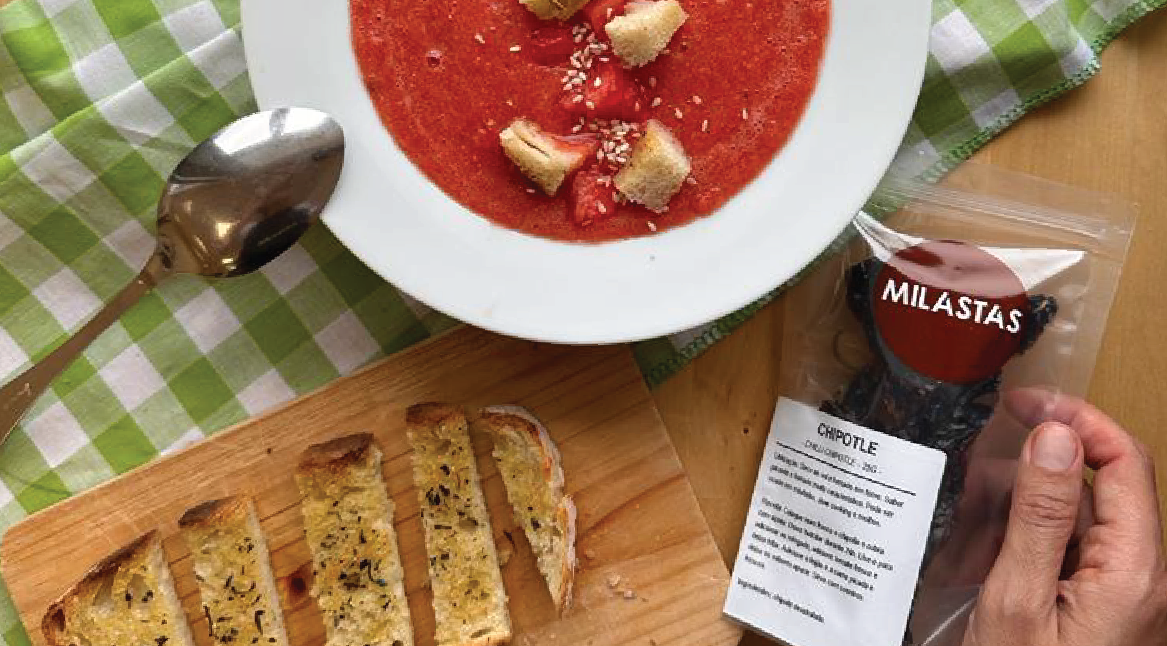 Gaspacho de Melancia com Chipotle