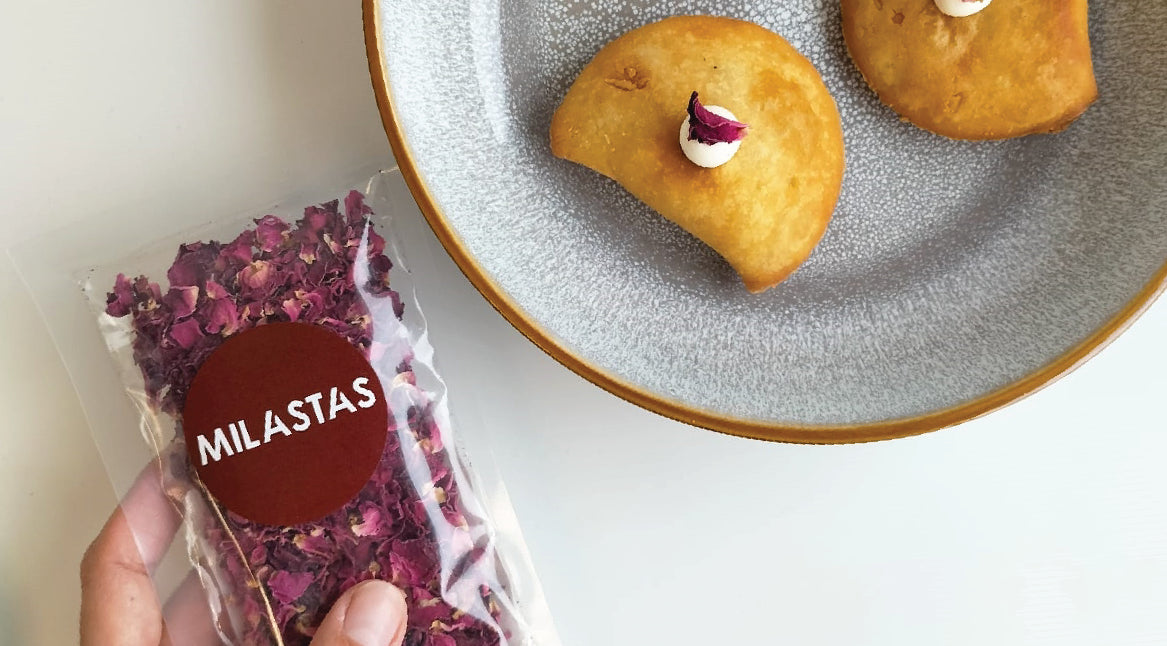 Maionese com Pétalas de Rosa