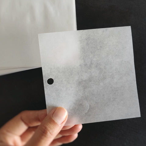 Papel separador de 10x10cm