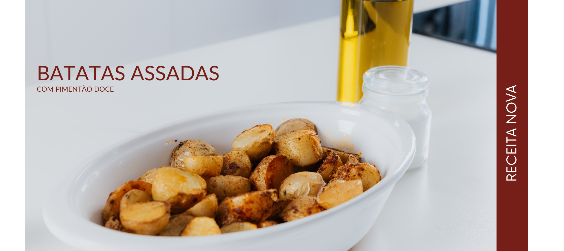 Batatas assadas com Pimentão Doce