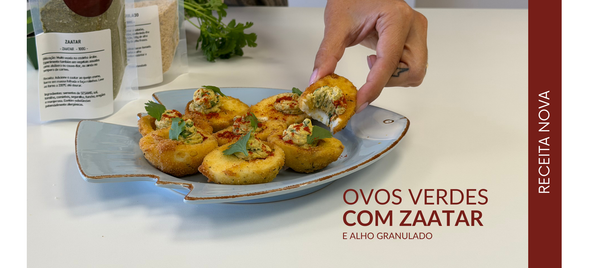 Ovos Verdes com Zaatar