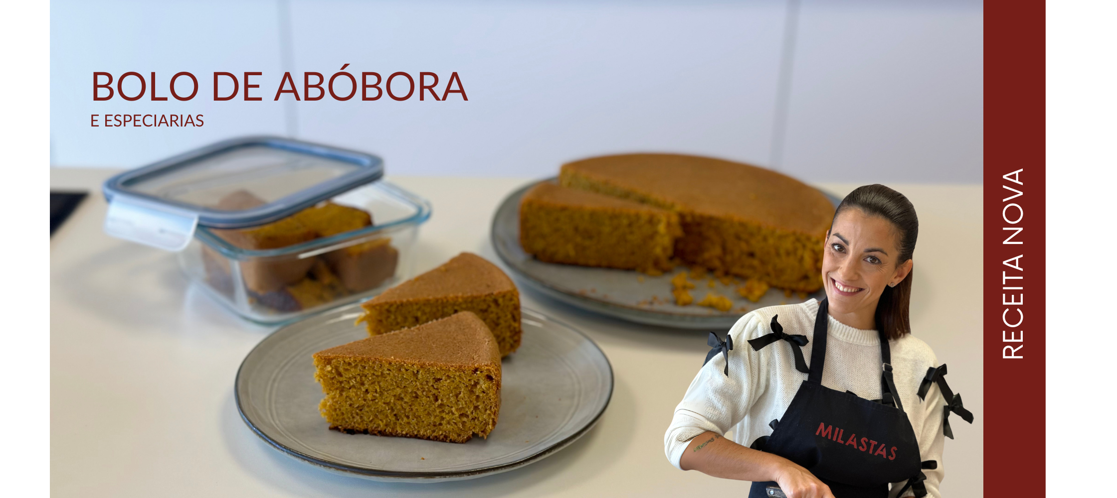 Bolo de Abóbora com Especiarias