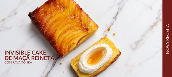 Invisible Cake de Maça Reineta com Fava Tonka