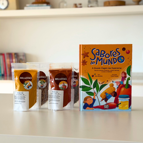 Livro Sabores do Mundo + Especiarias